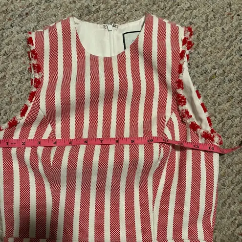 Alexis  x Revolve Cara Dress in Red Cream Stripes- Size Medium