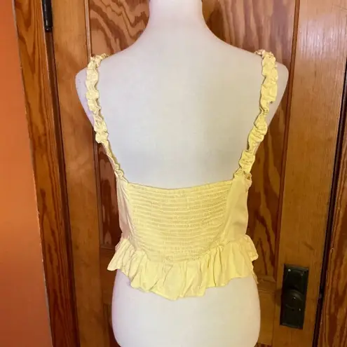 Urban Outfitters yellow feminine tank top