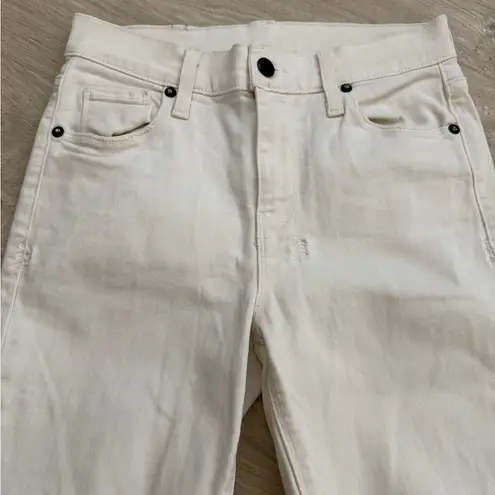 Ksubi Women’s Hi N Wasted Ankle Crop Jeans in White | 25