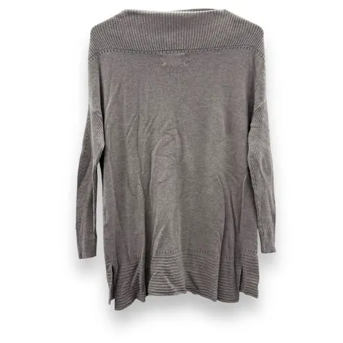 Michael Stars RTR Gray Cowl Neck 3/4 Sleeve Pullover Sweater Sz XS