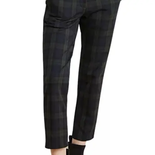 Velvet by Graham & Spencer plaid trousers Black Size 2