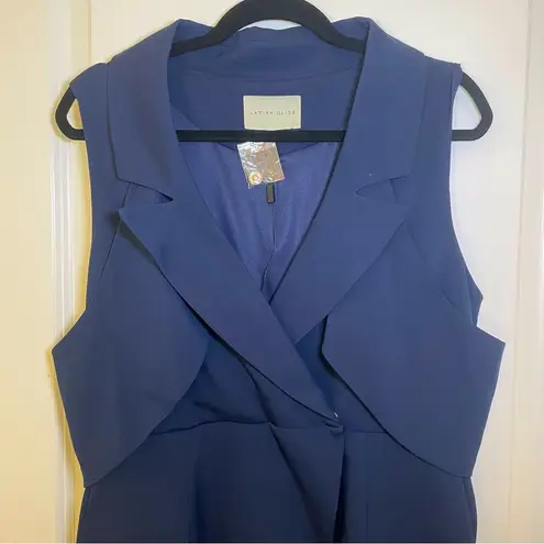 Lavish Lice NWOT Lavish Alice V-Neck Romper - Women 10 - Blue