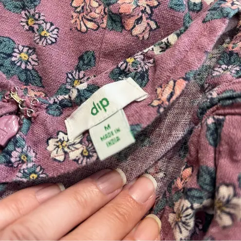 Dip Purple Floral Sleeveless Midi Dress – Size M Size M