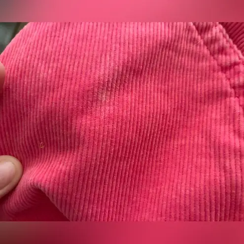 Mossimo WomenFront Button Collar Corduroy Pink Double