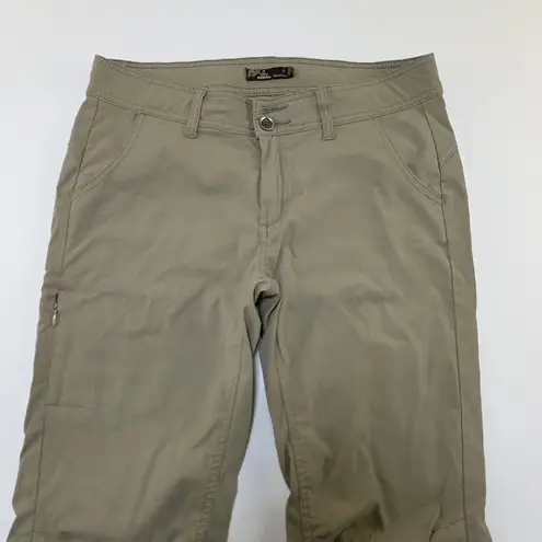 prAna  Dark Tan Quick Dry Convertible Roll Up Adventure Pant 8R