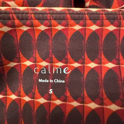 Johnny Was Calme Multi Color Endurance High Waist Leggings w/Pockets Size Small