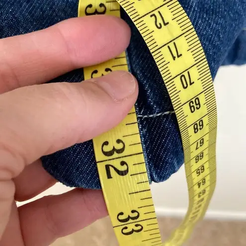 Madewell  Pleated Waist Half Zip Denim‎ Dress in Pixie Wash Size 0 (Q6)