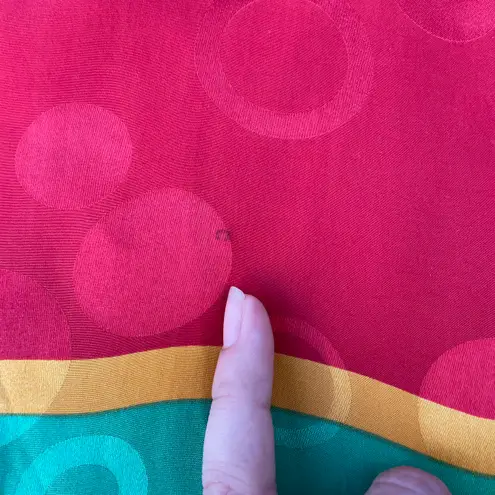 Mureli Vintage 90s Multicolor Striped Polka Dot Windbreaker Zip Up Jacket