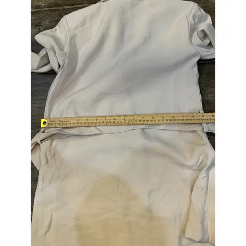 Donna Karan Beige Belted Blazer Jacket Women's Lightweight Size 2