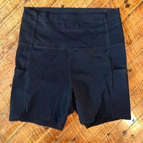 Zyia black sporty Athleisure S workout bike shorts