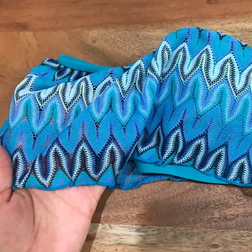 Hula Honey NWT Festival Dream Crochet Knit off the shoulder bikini top