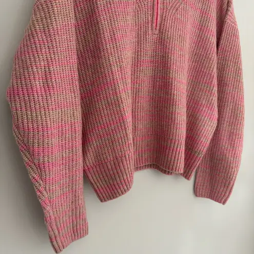 Aerie Sugar Rush Chenille Quarter Zip Sweater