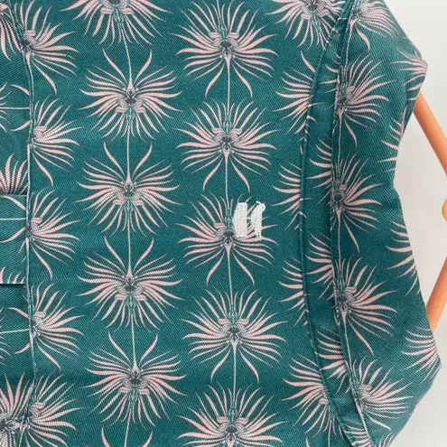 JETTY Shirt Dress Large Atlantis Tunic Beach Coverup Travel Resort Vacation Surf Green