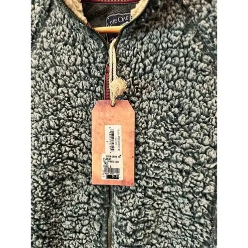 Live Oak Brand Frosted Fleece Full Zip Sweater NWT - Size Small (S) - Green