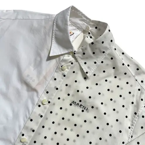 Marni Long Sleeve Top in Lily White White Size XS