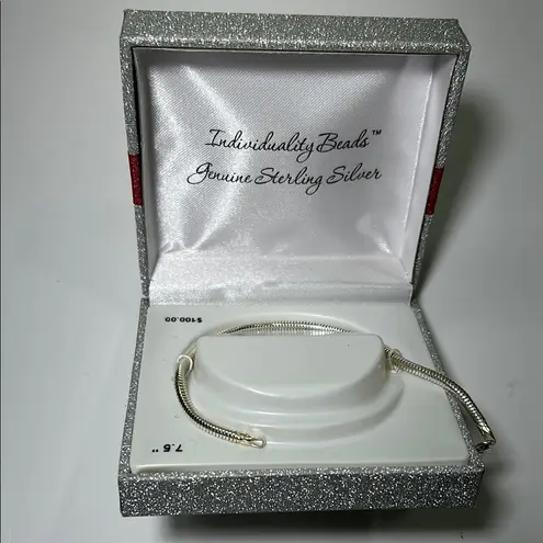 Sterling Silver Silver Mesh Snake Chain Bracelet