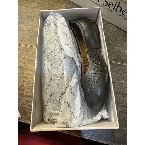 Josef Seibel Pippa Ballet Flat Womens Shoes Size EU 36 US 5.5 Die Cut Black Black