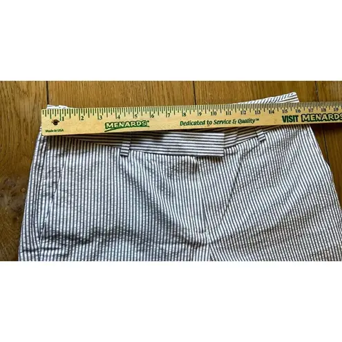Brooks Brothers Red Fleece Cotton Seer Sucker Stripe Pants Size 8 Preppy Classic