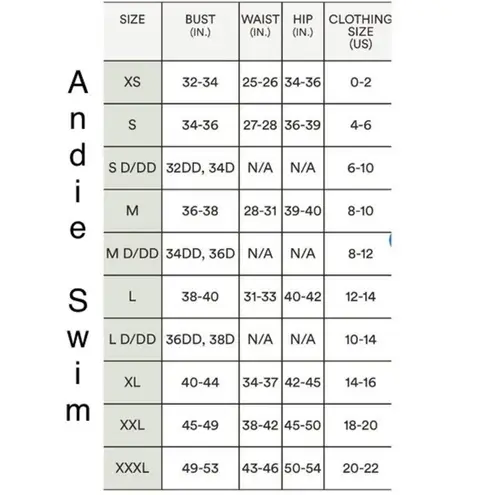 ANDIE NWT Swim The Bikini Rib Bottom Medium Coverage Low Rise XL Coco White - Image 11