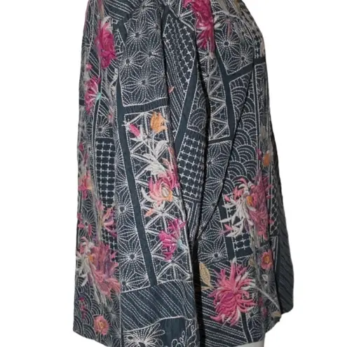 Johnny Was Embroidered Viviana Bishop Sleeve Kimono NWT