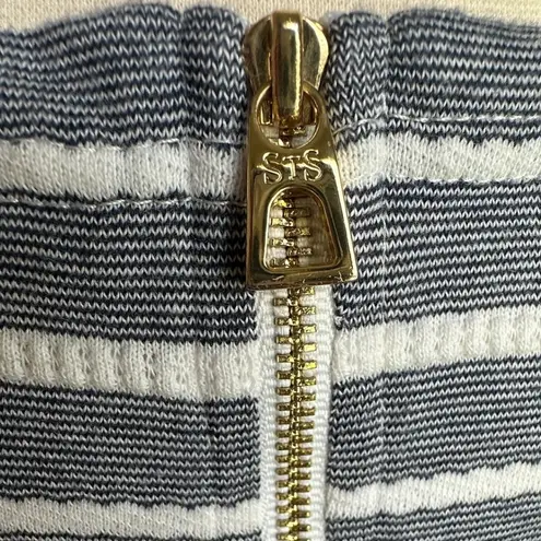 Sail To Sable Dress Shift Navy White Stripe L Preppy Nautical Stretch Capsule