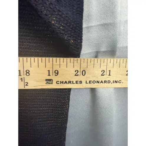 Vintage Mondi Sweater Womens Small 34 Butterfly Mock Neck Made W. Germany 80s Black