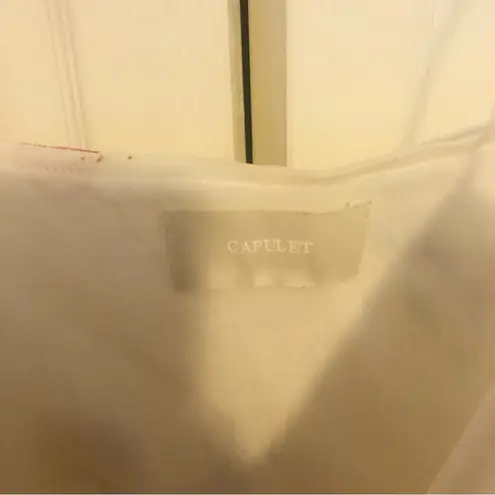 Capulet Ivy Camisole Cream Tossed Floral Tank Top Size XS Flowers Cowl Neck