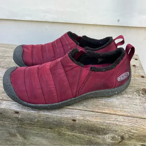Keen Howser II Outdoors Slipper fleece lined Andorra cranberry 1026851 Size 10