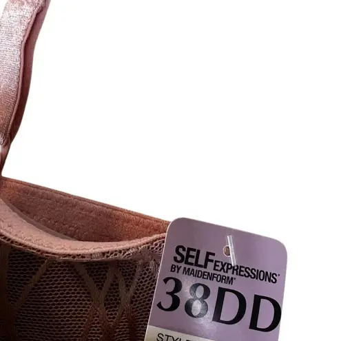 Maidenform NWT Self Expressions by Full Support Minimizer Bra Womens 38DD Pink