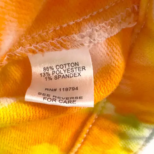 One World XXL Jacket Handmade Tie Dye Cropped Short Sleeve Rainbow Denim 185