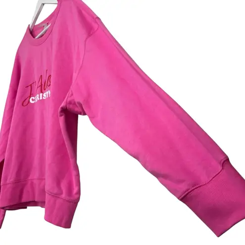 J’Adore Christmas Graphic Print Sweatshirt Size 1X NWOT Womens Pink