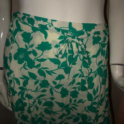 Time & Tru  side tie floral skirt