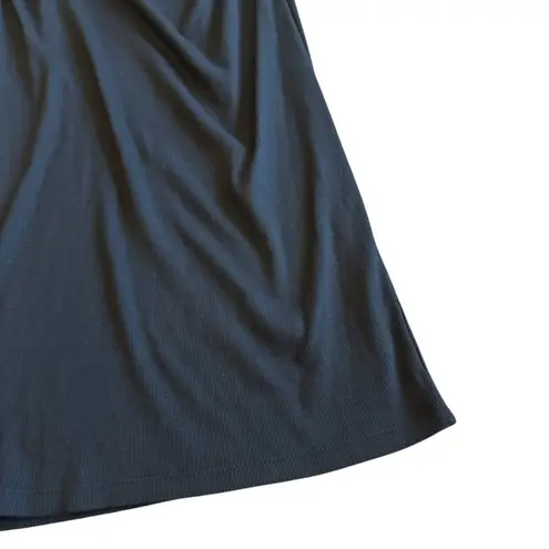 Michael Stars Rosella Black Strapless Dress Ultra Rib Stretch Size XL Women's