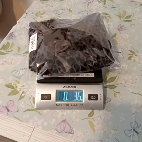 Nili Lotan Black and Brown Leopard Long Sleeve Top See Through Womens Xs