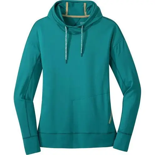Outdoor Research Teal Blue Chain Reaction Hoodie Hoody Women's Size Large