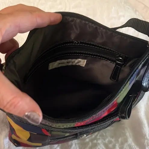 Nine West Ladies  canvas crossbody purse