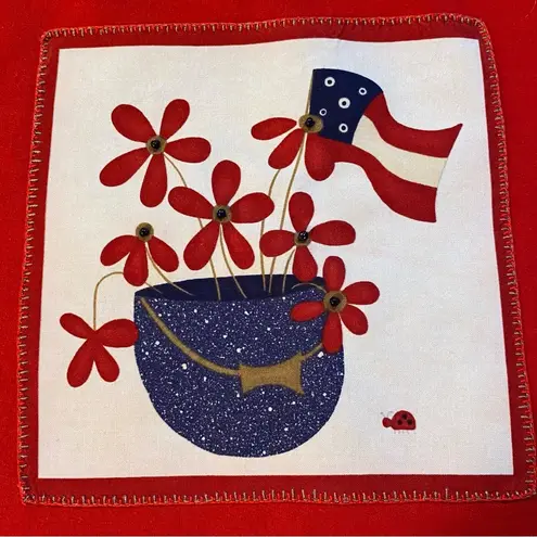 Jerzees Retro  Patriotic Grandma Sweatshirt Red White & Blue Size Large - Image 6