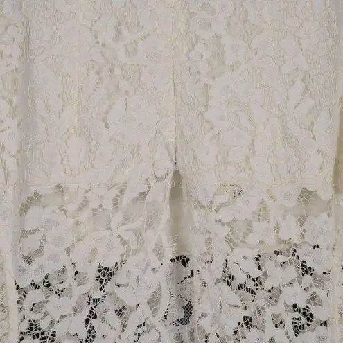 Storia  Learn To Love White Lace Dress Small