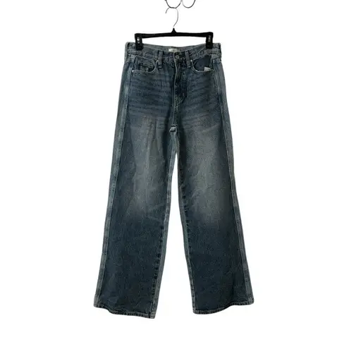 PacSun PaSun Blue Baggy Fit Wide Leg Two Tone Jeans(Size 24)