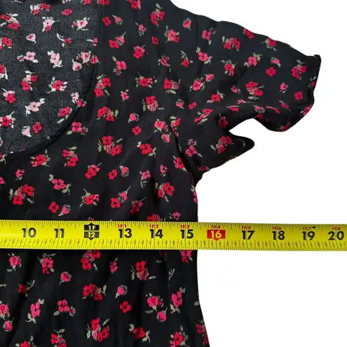 The Nines by Hatch Black & red Jumpsuit w/ Pockets Women Size Small | 35