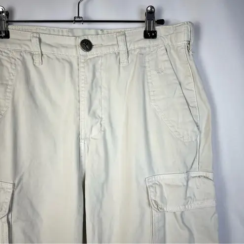 One Teaspoon  Off White Cargo Motion Straight Leg Pants 28