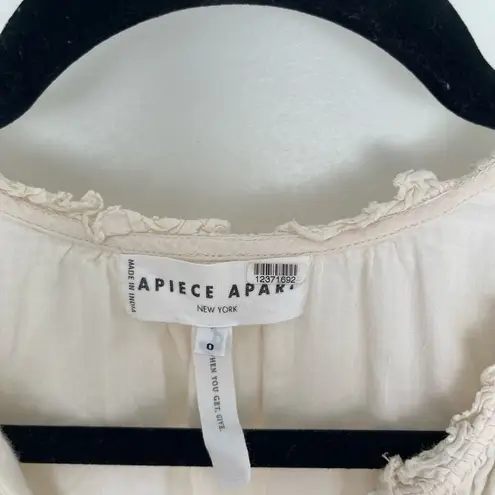 Apiece Apart Maria Del Mar Cream Top