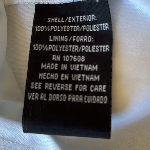 Leslie Fay Ivory Lace Dress‎ Size 6 with Gold Bow Accent Formal Party Bridal