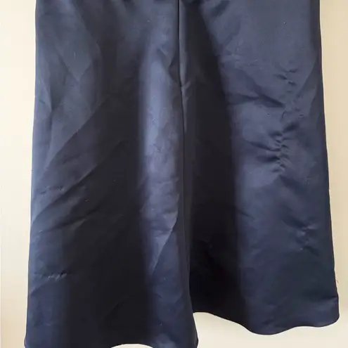 David's Bridal  Cocktail Bridesmaid Dress in Navy Size 14