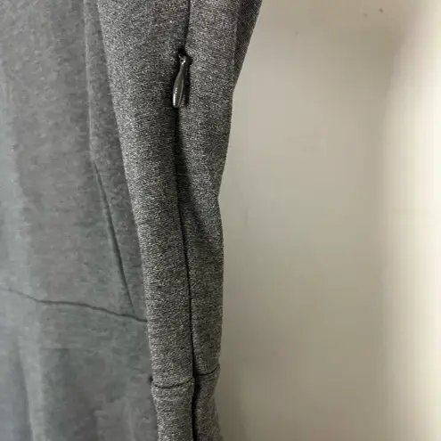 Quince Ultra-Stretch Ponte Cap Sleeve Dress in Heather charcoal size large