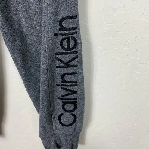 Calvin Klein  Grey Spellout Jogger Sweatpants