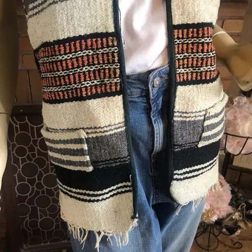 VINTAGE HANDMADE BAJA VEST MULTI