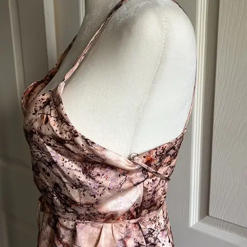 ZARA  Marble Speckled Wrap Dress medium