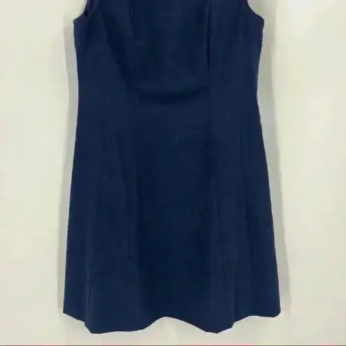 Alex Marie Alex/Marie Women's Navy‎ Blue Shift Sleeveless Lined Career Dress Size 12