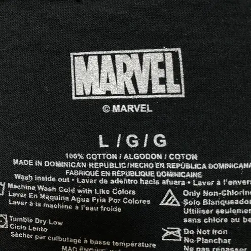 Marvel The Avengers Superhero Close-Up Tiles Comics Tee L
